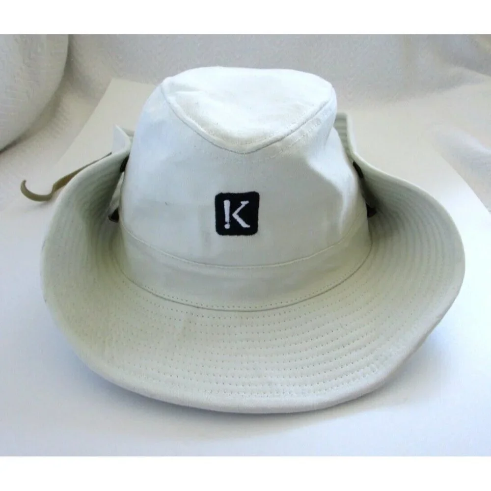 Men's Kodiak Rugged Outback Headwear Beige & Leather Strap - OS 100% Cotton NWT - Picture 6 of 16